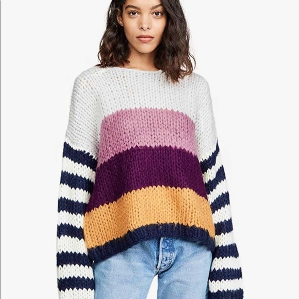 BLANKNYC Mixed Media Sweater